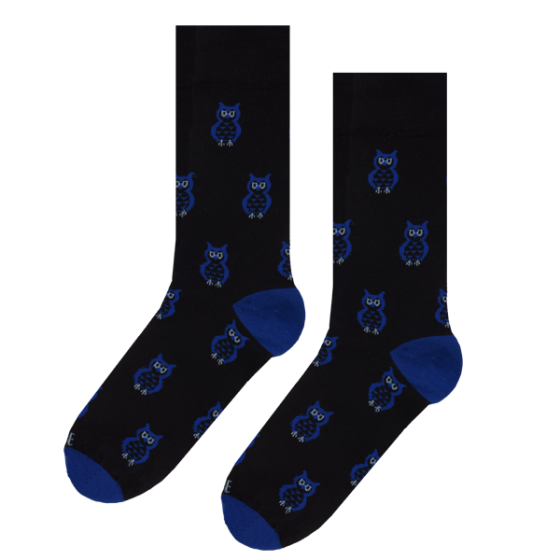 Men's socks  LOVES004 Black