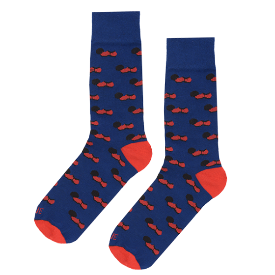 Men's socks LOVES0016 Blue