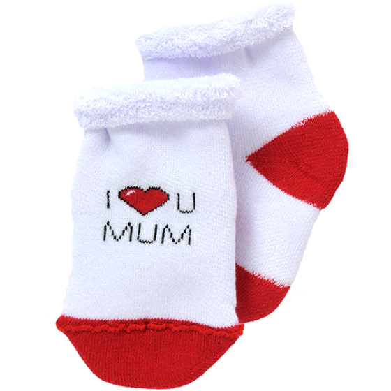 Baby socks LOVES0038 White