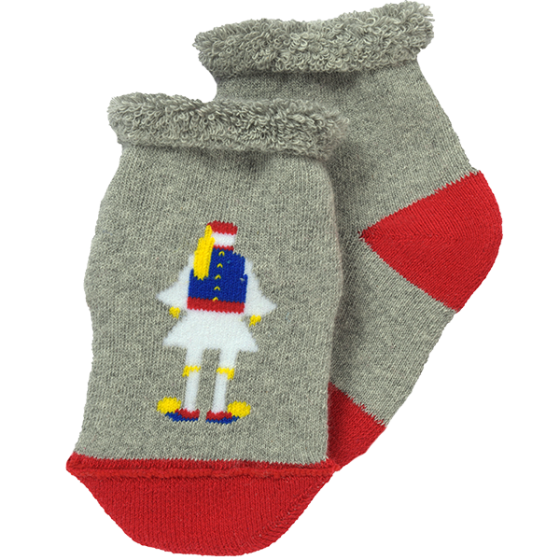 Baby socks LOVES0044 Grey