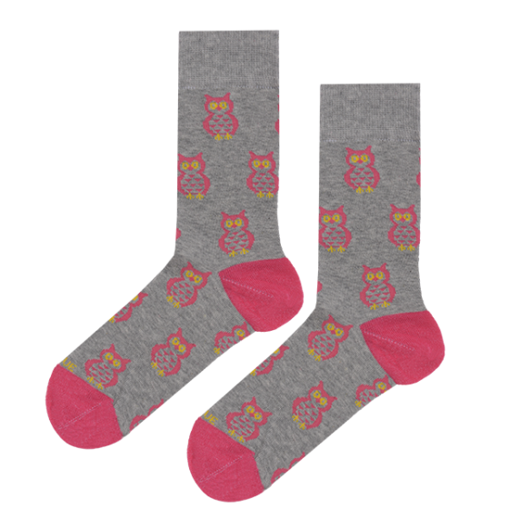 Women's Socks LOVES0080 Grey