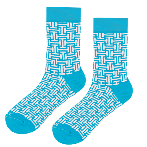 Women's Socks  LOVES0083  Blue