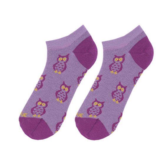 Γυναικείες Κάλτσες Κουκουβάγια LOVES0089 Purple Low
