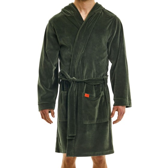 Men's robe 12352 khaki