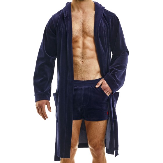 Men's robe 12352 marine