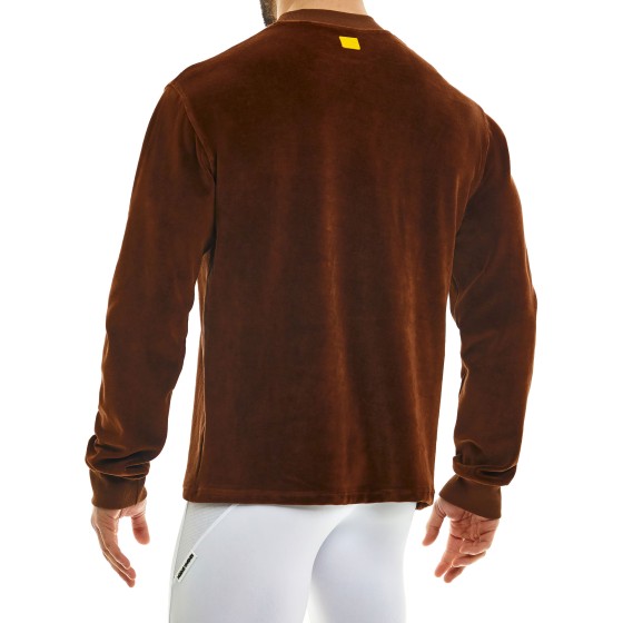 Men's sweatshirt 12351 brown