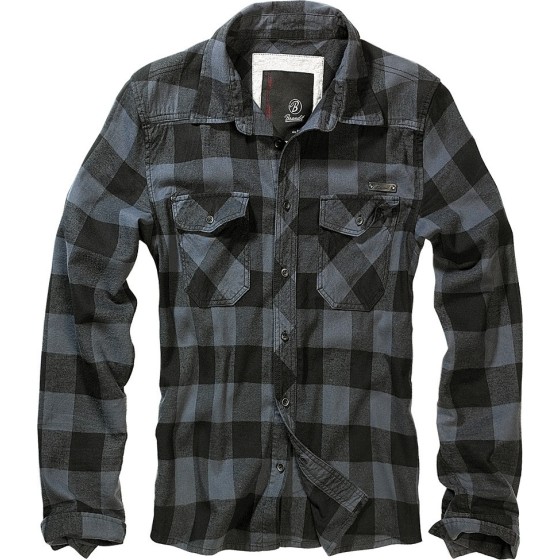 Men's Checkered Shirt  CHECKSHIRT  Black-Grey