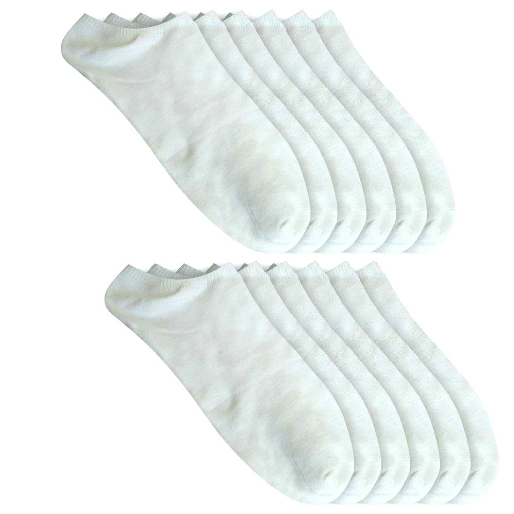 Ανδρικές κοφτές βαμβακερές κάλτσες 12 ζευγ. 1620_W12