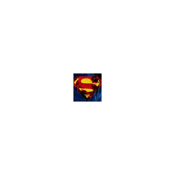 Παιδικό Χαλί Superman Logo Warner Bros σε 2 Διαστάσεις 130x180cm Μπλε