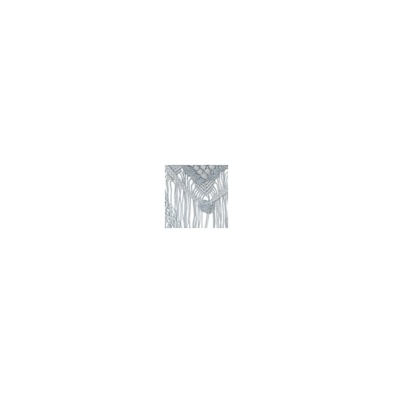 Boho Διακοσμητικό Τοίχου Βαμβακερό Μακραμέ σε 2 Αποχρώσεις 80x80cm Γκρι