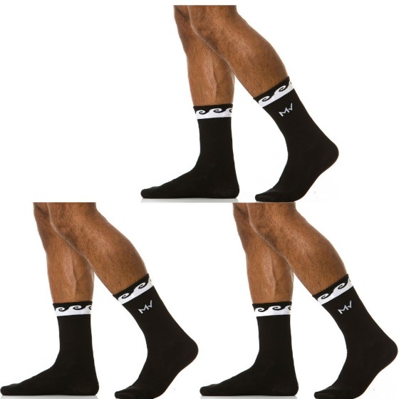 3 Pack men's socks black XS1816_black