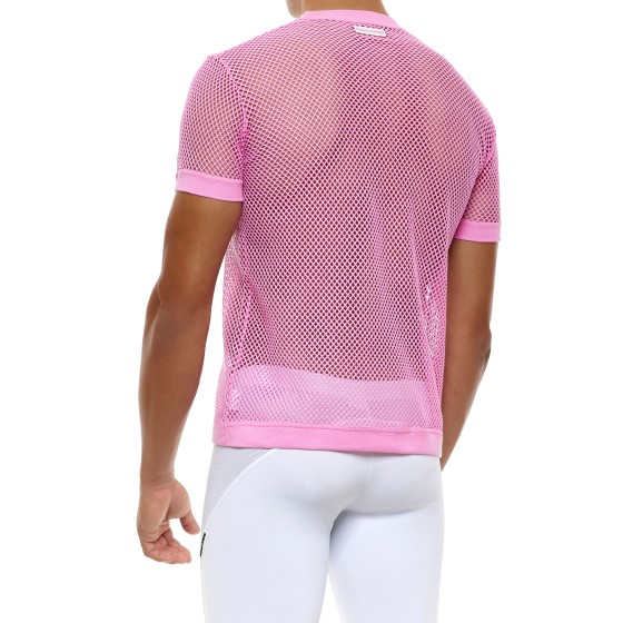 Men's t-shirt 08033 pink neon
