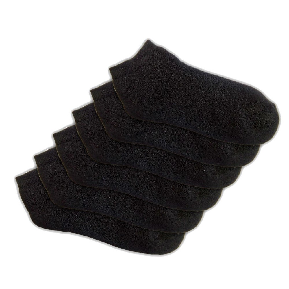 Πετσετέ αρωματικές ανδρικές κάλτσες κοφτές μαύρες