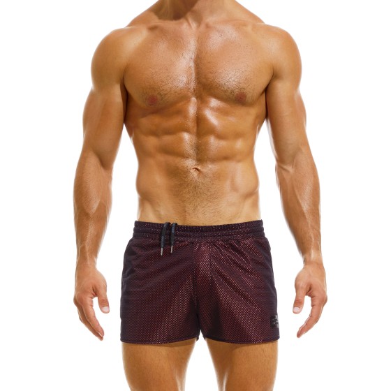 Men's swim bjogging cut shorts  GS2231 wine