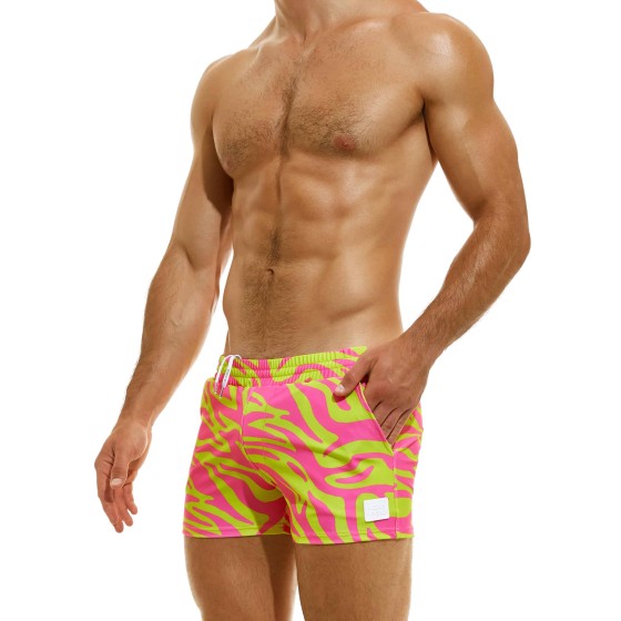 Men's swimwear shorts DS2331 yellow neon