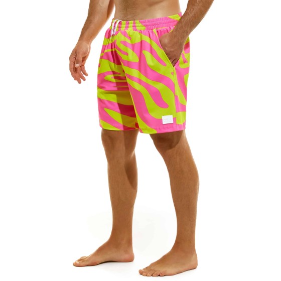 Men's swimwear bermuda DS2333 yellow neon