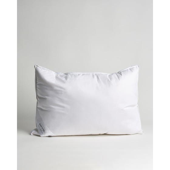 Πουπουλένιο Μαξιλάρι Ύπνου με Ρέλι Σχήμα Κασέτας 47x67+3cm Athos 47x67 3cm Άσπρο