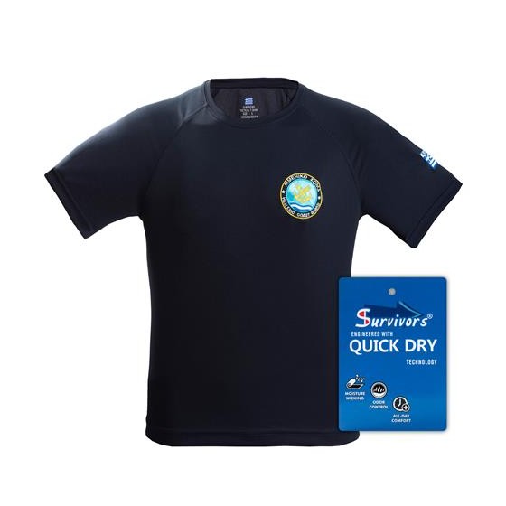 Μπλουζάκι Τ-Shirt Quick Dry Λιμενικού 3XL-4XL SUR 00300 Blue Big