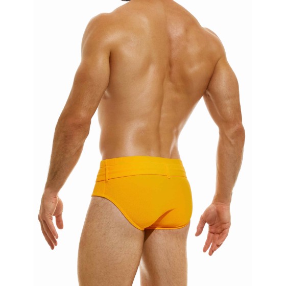 Men's swimwear retro brief CS2315 yellow
