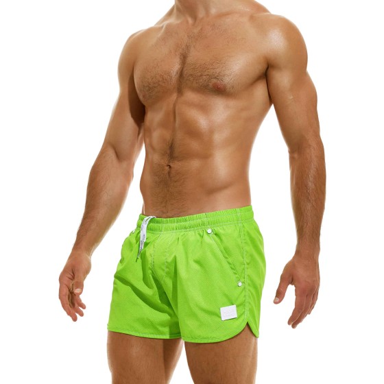 Ανδρικό μαγιό jogging cut shorts πράσινο AS2332 green neon