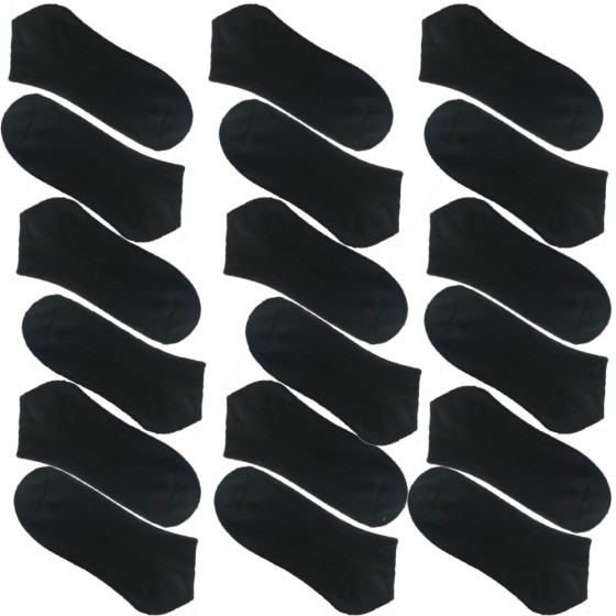 Men's Socks 12 pack black XASA002023 FashionGR