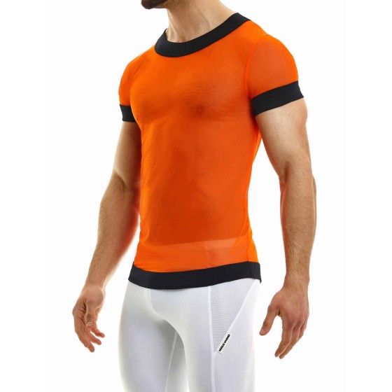 Men's muslin t-shirt 09341 orange
