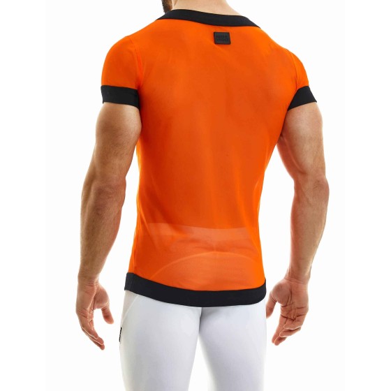 Men's muslin t-shirt 09341 orange