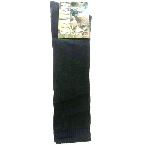 Στρατιωτικές ανδρικές κάλτσες βαμβακερές μαύρες S0001