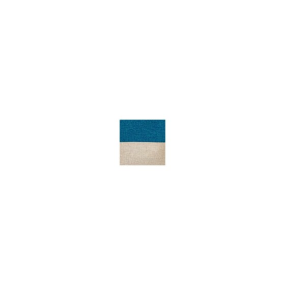 Boho Οικολογικό Λευκό Καλάθι με Μπλε Φάσα Dante 3 Μεγέθη Μικρό Άσπρο