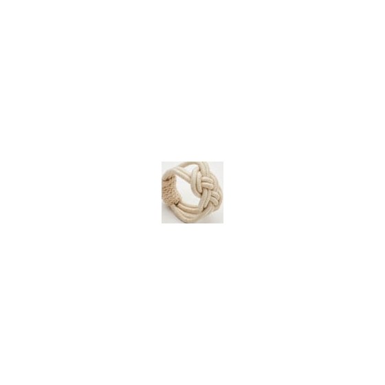 Δαχτυλίδι Πετσέτας Φαγητού Πλεκτός Κρίκος Μακραμέ Ember One Size (5x5cm) Natural