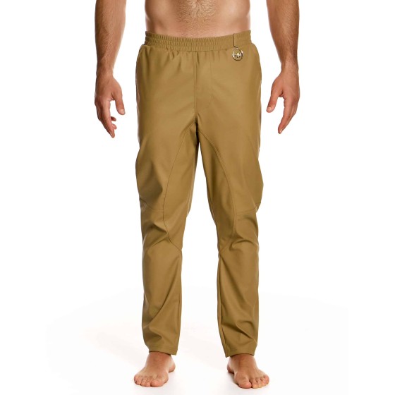 Men's Leather Pants 20563 camel