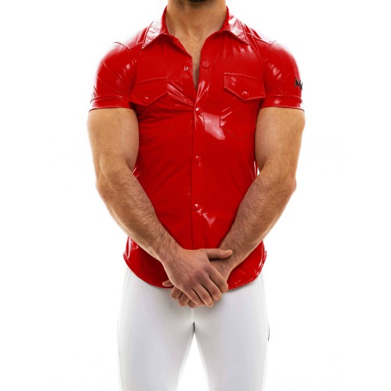 Men's shirt  08041 red