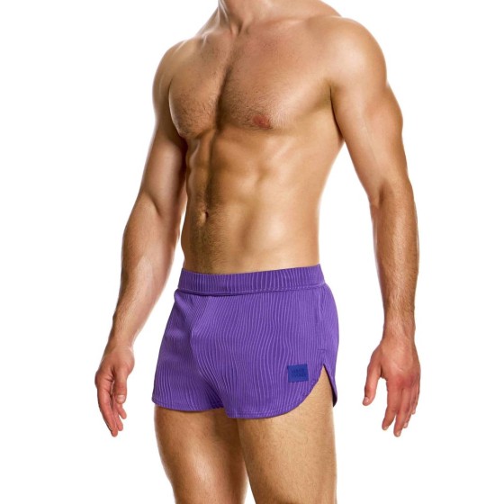 Curved Jogging Cut Shorts 21361 purple