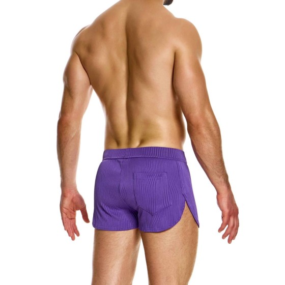 Curved Jogging Cut Shorts 21361 purple