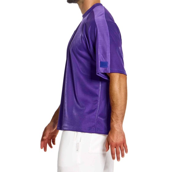 Men's Curved Box Fit T-Shirt 21341 purple