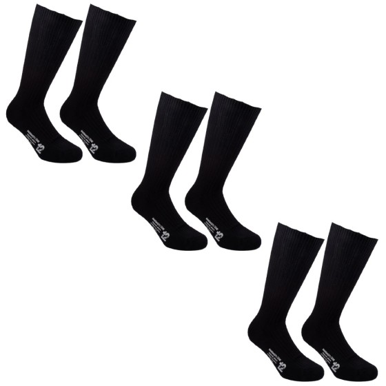 3 Set Military Mens Socks Cotton black FASHIONGR 03ABL