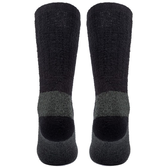 Mens socks wool black FashionGR AR80FASBL