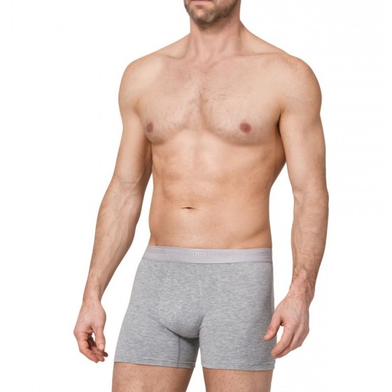 Men’s boxer modal with outer rubber Grey N128GR