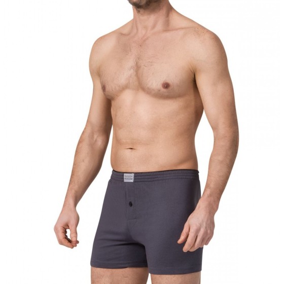 Men’s boxer with button anthracite N125-0ANTH
