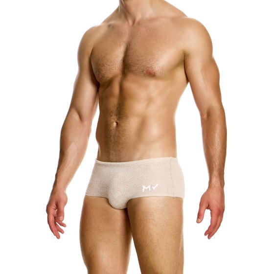 Purled Men's Brazil Cut Boxer 24321 ivory
