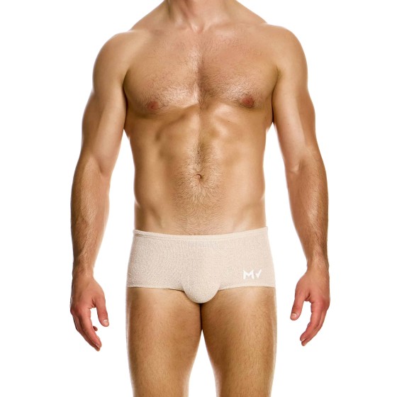 Purled Men's Brazil Cut Boxer 24321 ivory