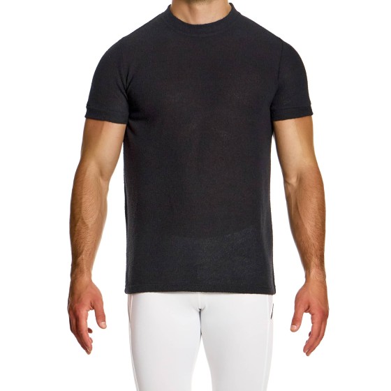 Purled T-Shirt 24341 black