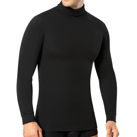Men's isothermal shirt namaldi with turtleneck black 167 BLACK