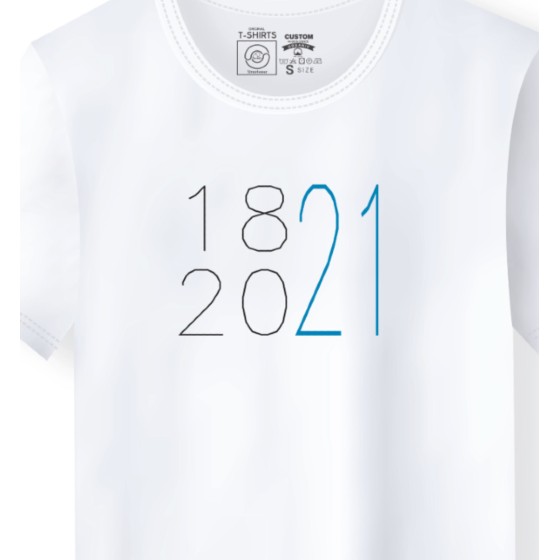 copy of Mens t-shirt white "BOLD2" 2BOLD2021WH