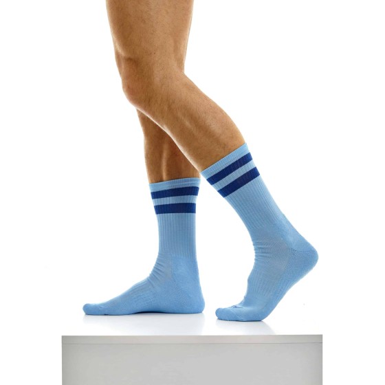 Short Soccer Socks XS2012-1 light blue