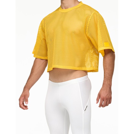 Athletic Crop Top 1343 yellow