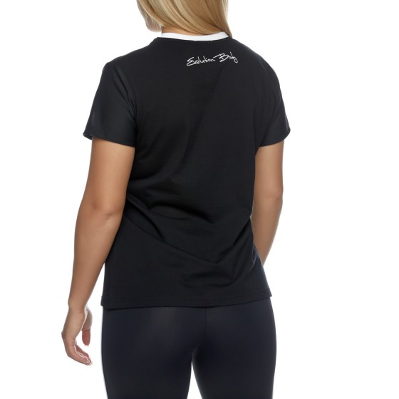 T-shirt Evolution Body Μαύρο 2426BLACK