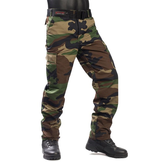 Woodland USA camouflage business rip-off pants