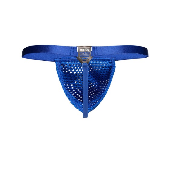 Men's leather legacy thong 06114_blue