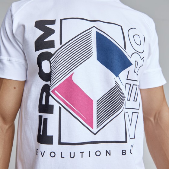 T-shirt Evolution Body Λευκό 2483WHITE